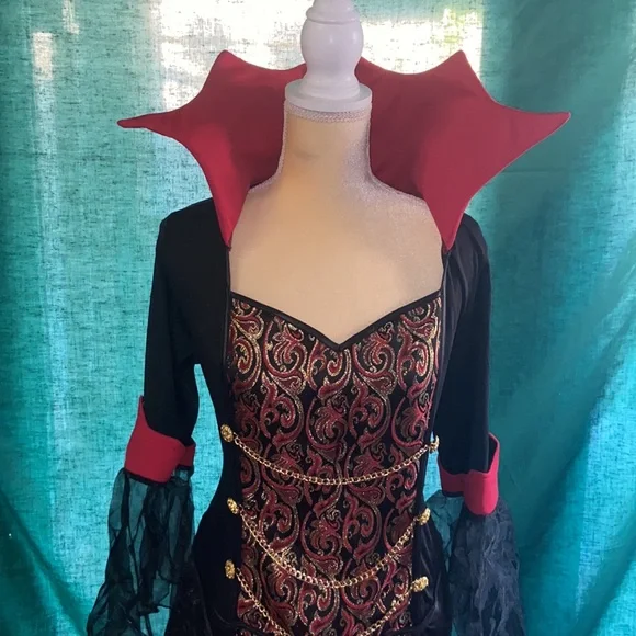🎃 Halloween Costume Sexy Vampiress
🖤❤️ Plus Sz 16W - Picture 6 of 6